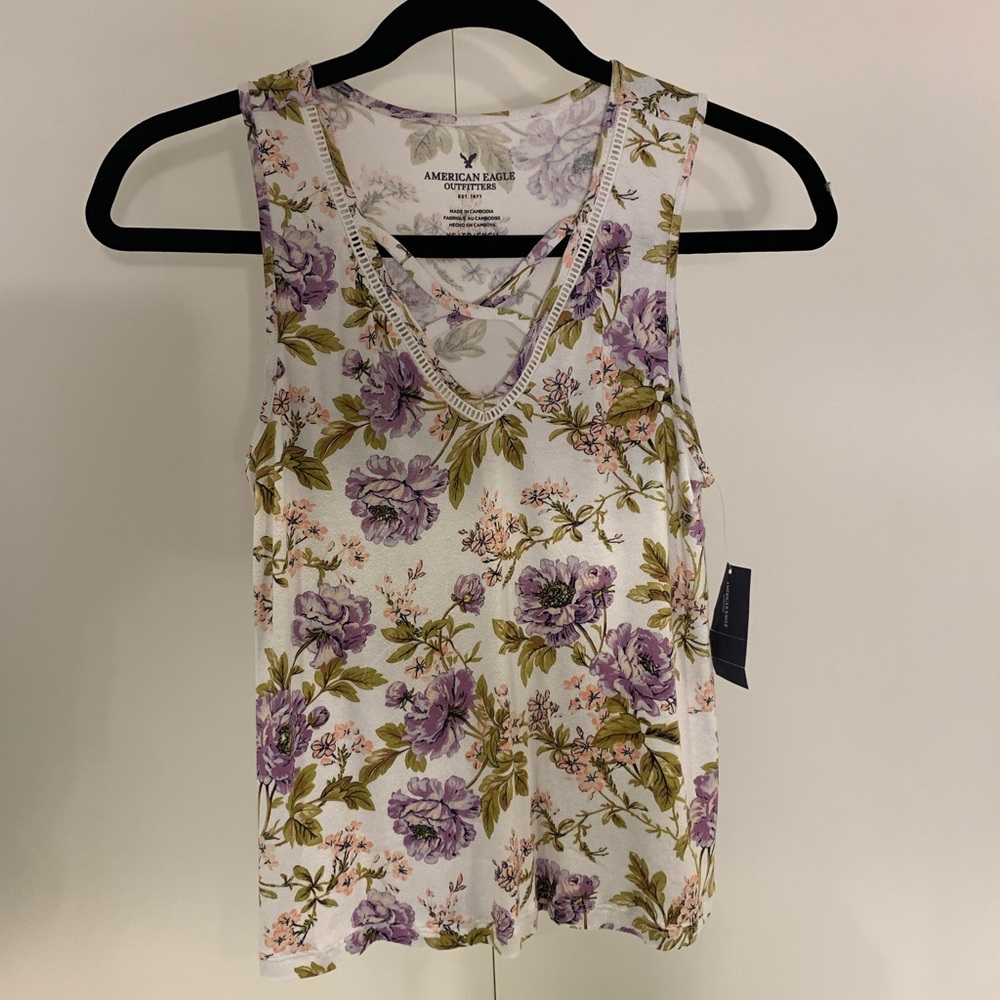 Floral tank top